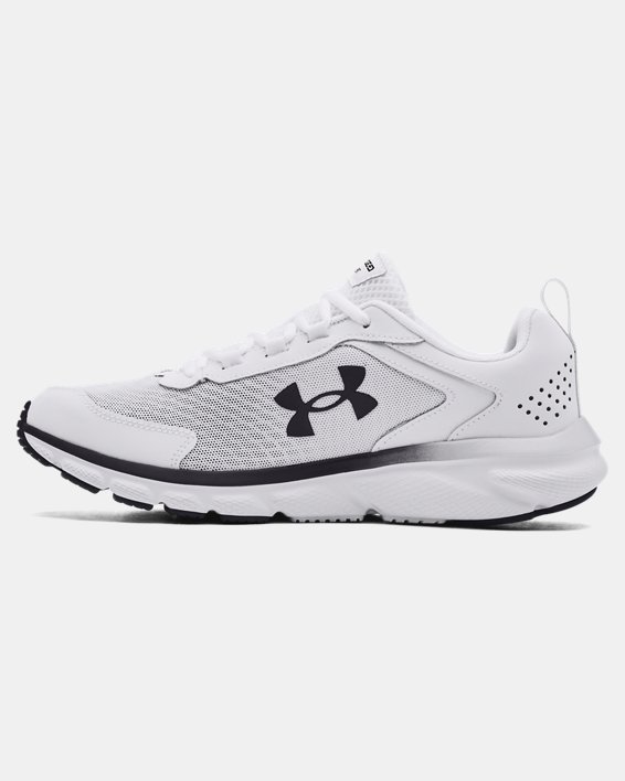Men's UA Charged Assert 9 Running Shoes, White, pdpMainDesktop image number 1